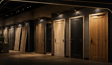 Premium doors and flooring showroom